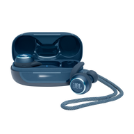 JBL Reflect Mini NC - Blue - Waterproof true wireless Noise Cancelling sport earbuds - Hero
